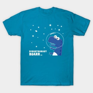 Cute Astronaut dinosaur. T-Shirt